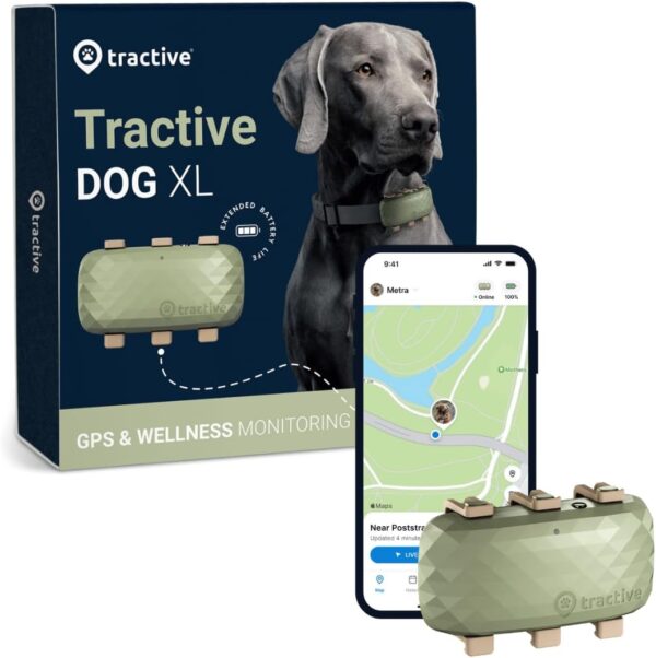 Tractive DOG XL GPS tracker (Green)