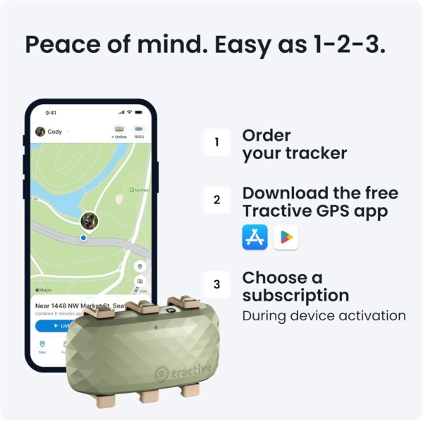 Tractive DOG XL GPS tracker (Green) - Image 3